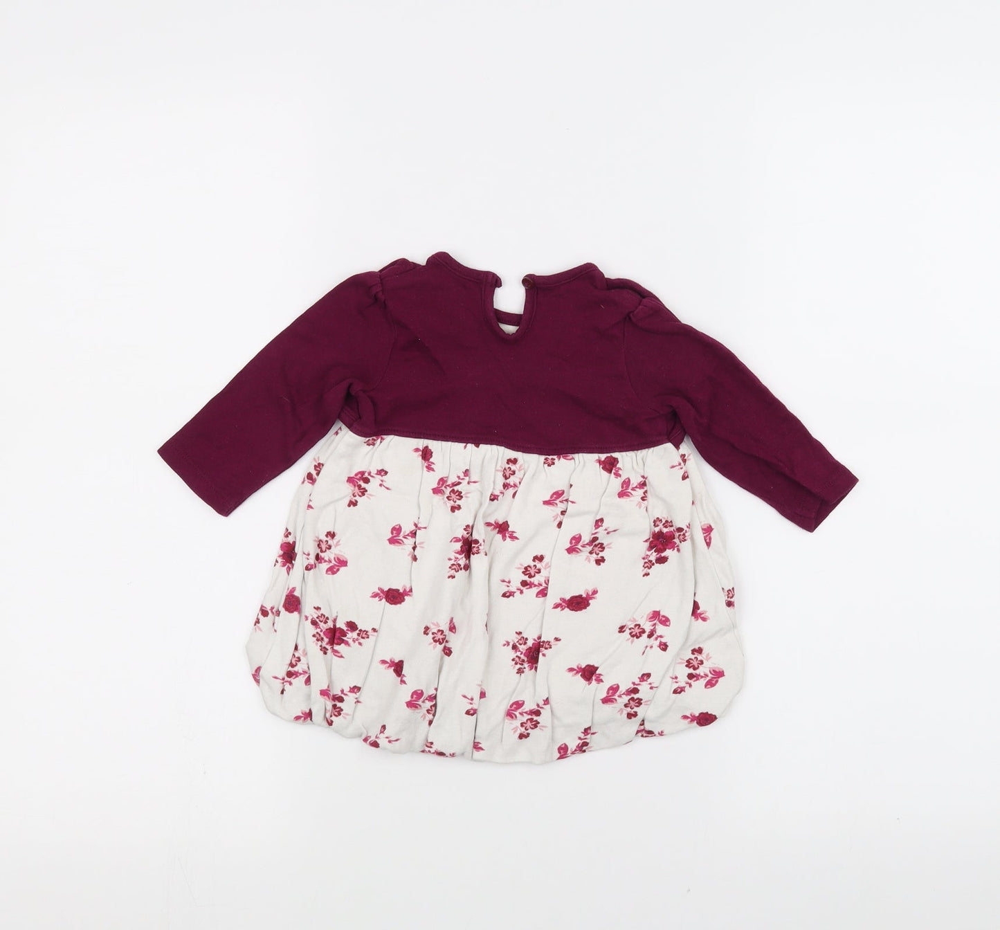 George Baby White Floral  A-Line  Size 3-6 Months