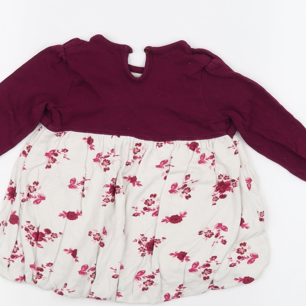 George Baby White Floral  A-Line  Size 3-6 Months