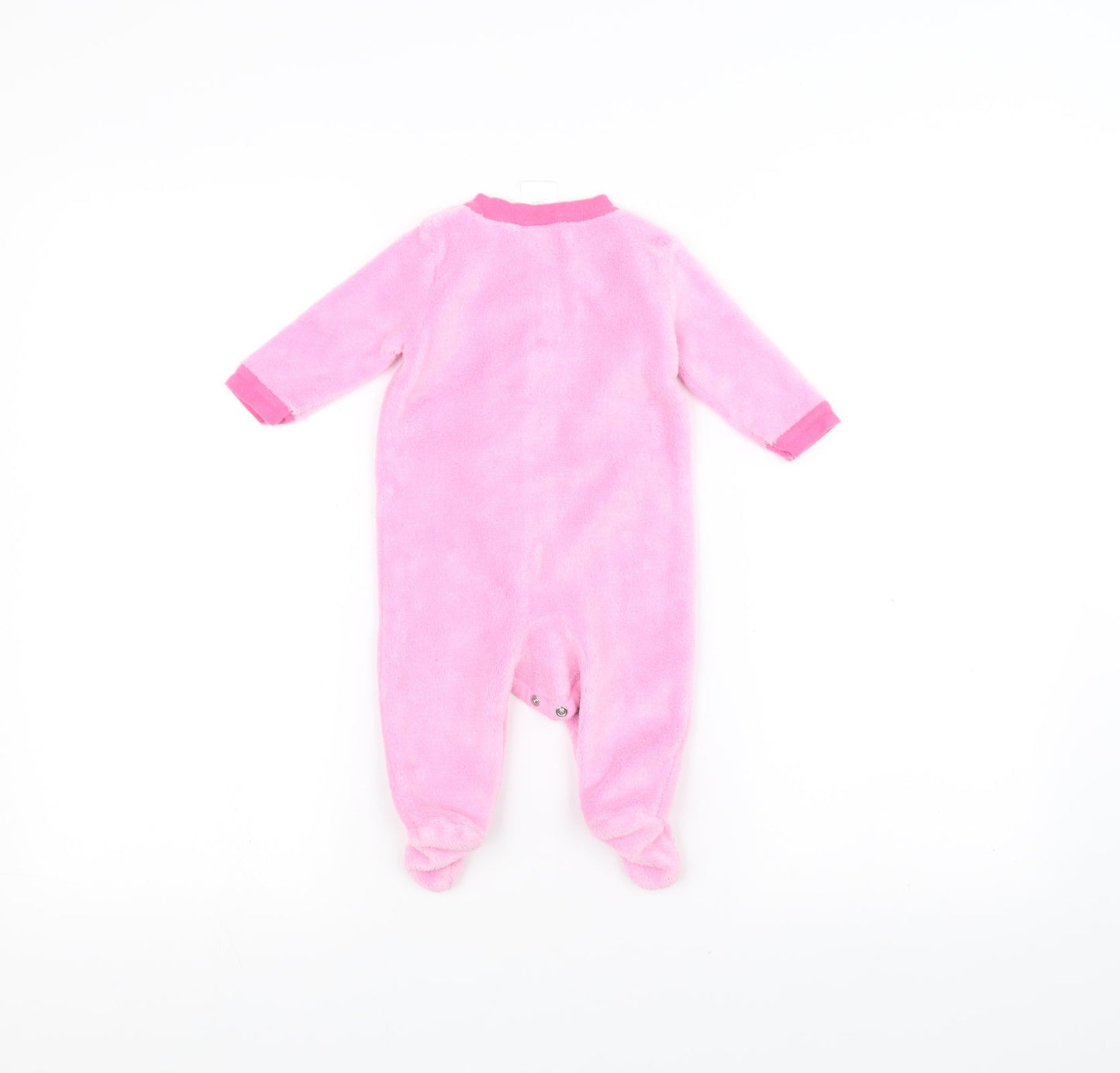 BabyGear Baby Pink Solid  Babydoll One Piece Size 0-3 Months