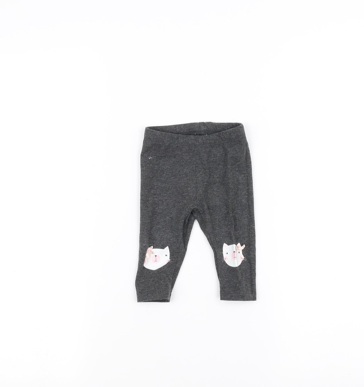 Earlydays Baby Black   Sweatpants Trousers Size 3-6 Months  - Cat