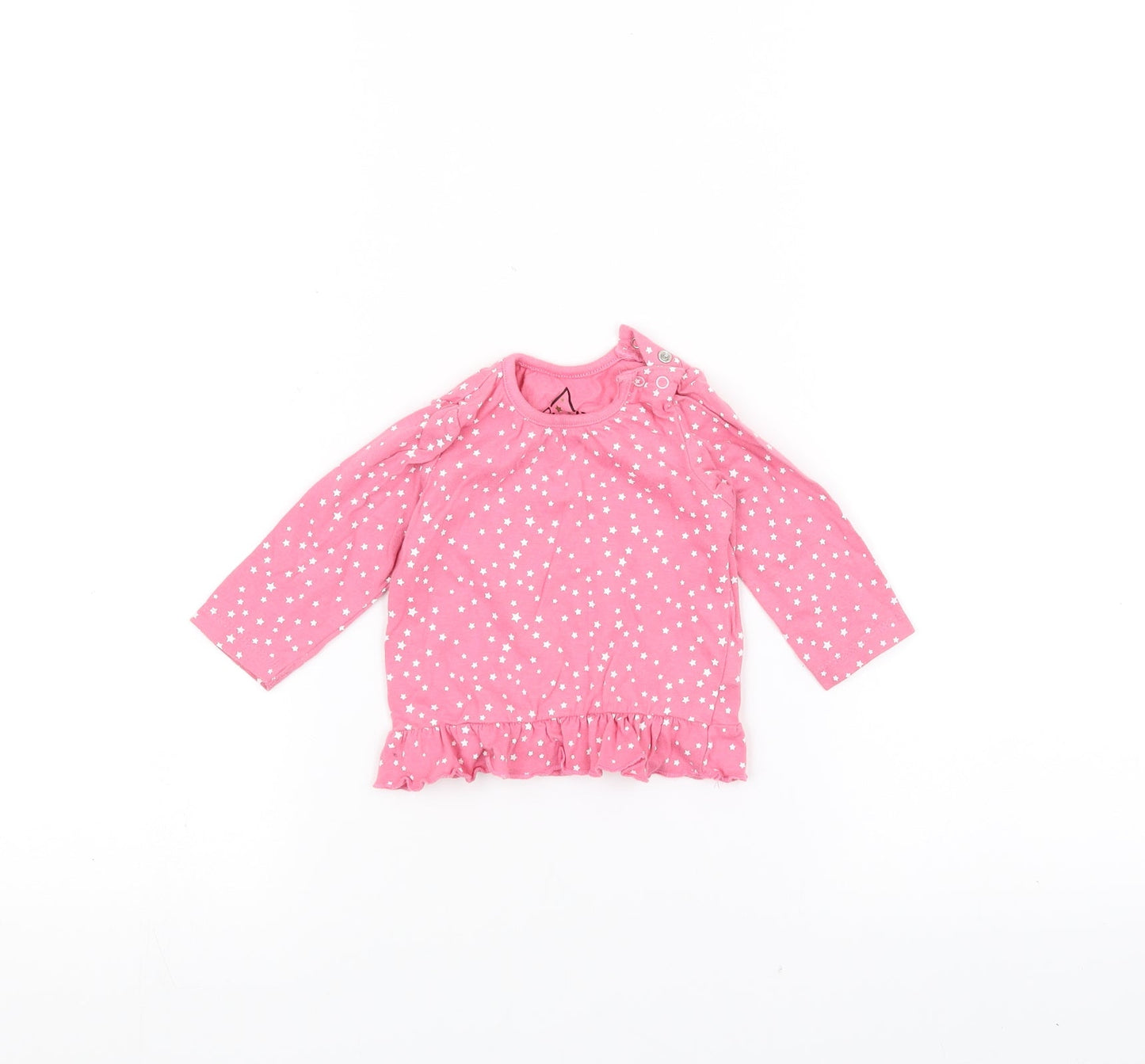 Earlydays Baby Pink Polka Dot  Basic T-Shirt Size 3-6 Months