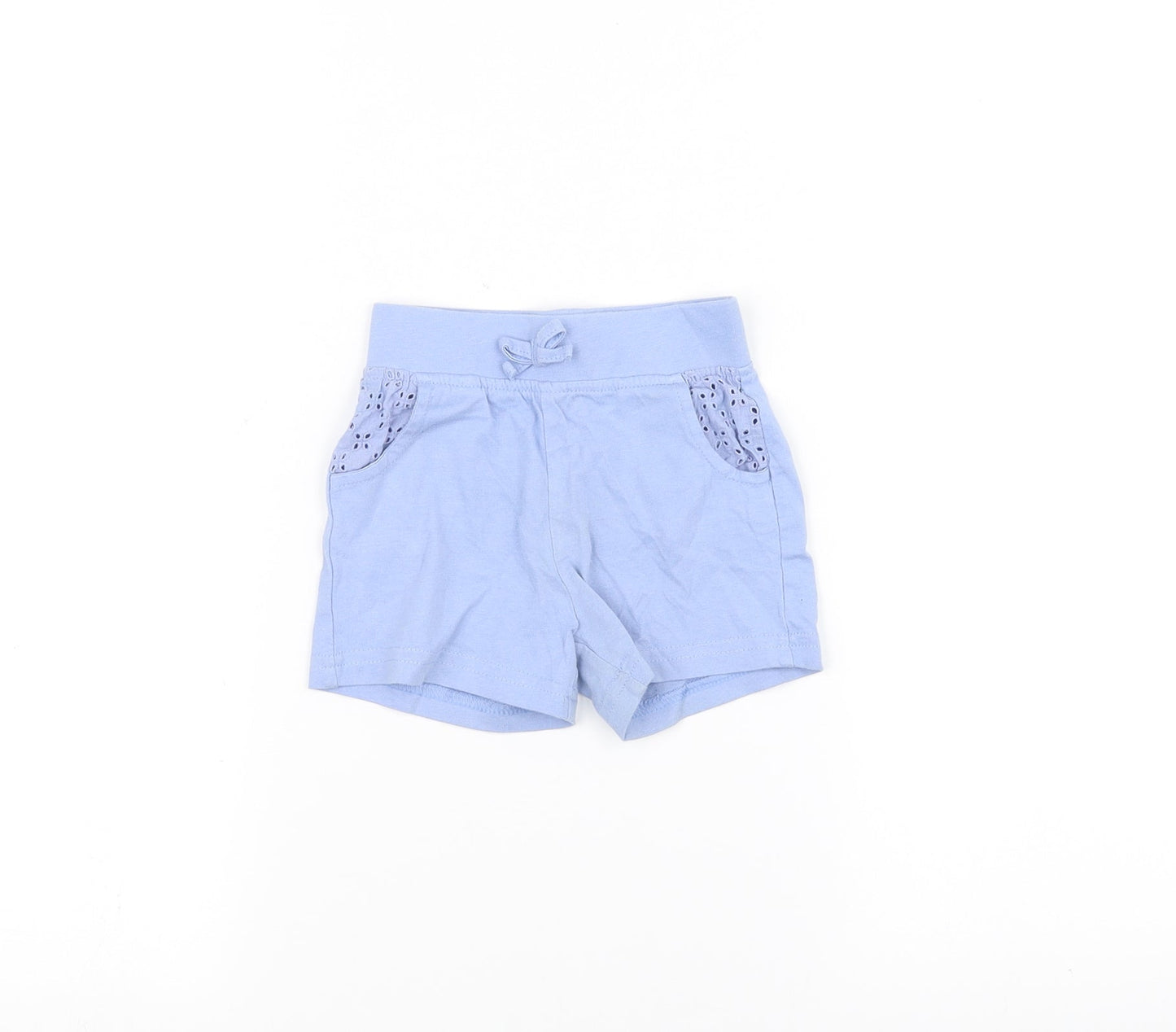 George Baby Blue   Cropped Trousers Size 12-18 Months