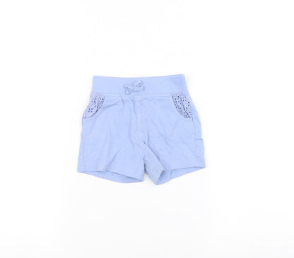 George Baby Blue   Cropped Trousers Size 12-18 Months