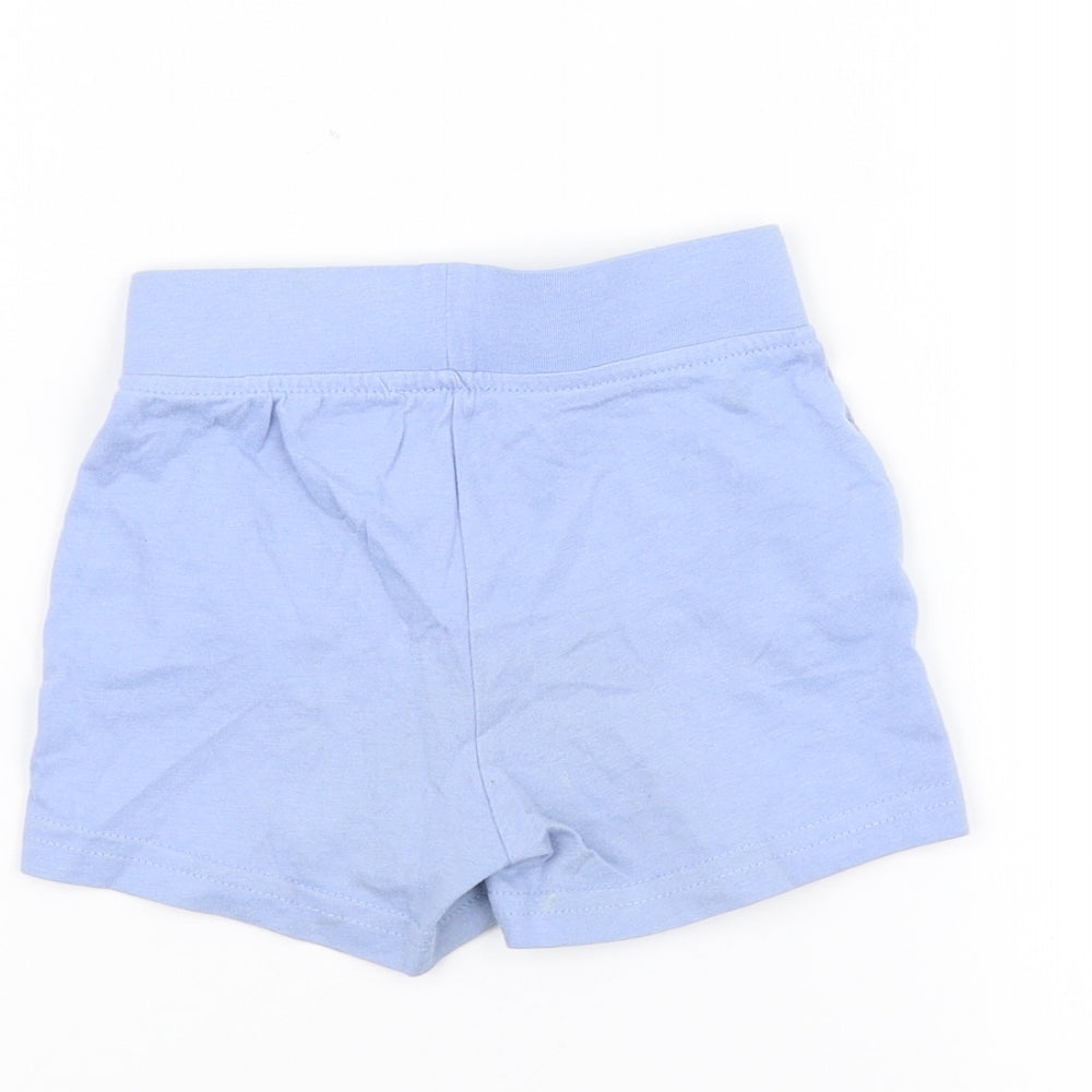 George Baby Blue   Cropped Trousers Size 12-18 Months