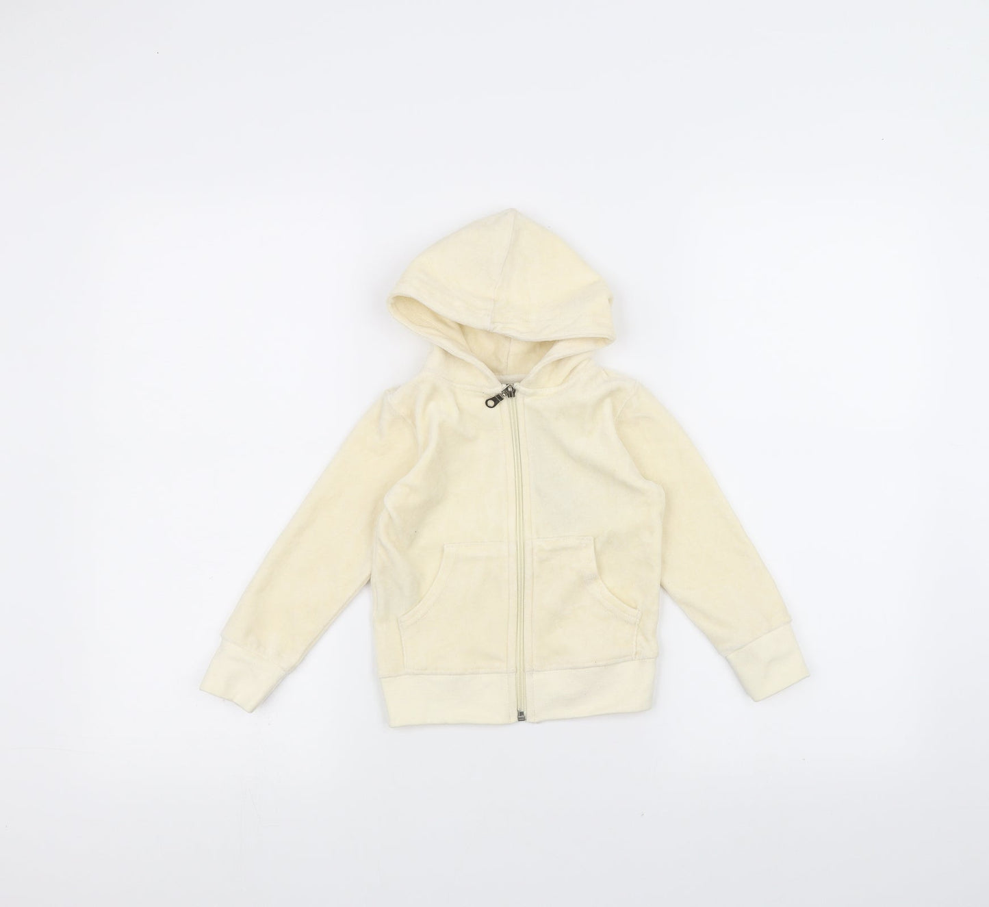 perfect Girls White   Full Zip Hoodie Size 2-3 Years
