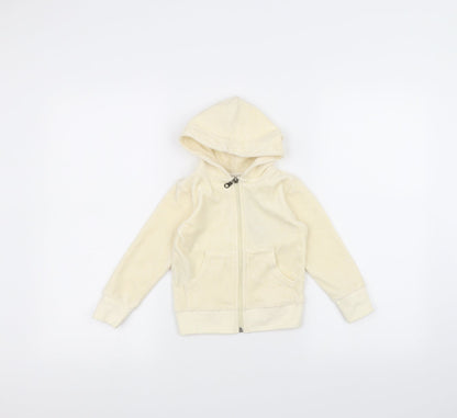 perfect Girls White   Full Zip Hoodie Size 2-3 Years