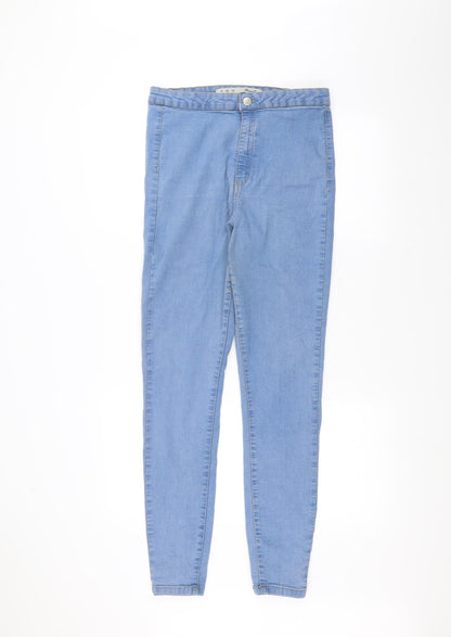 Denim & Co. Womens Blue  Denim Skinny Jeans Size 14 L28 in