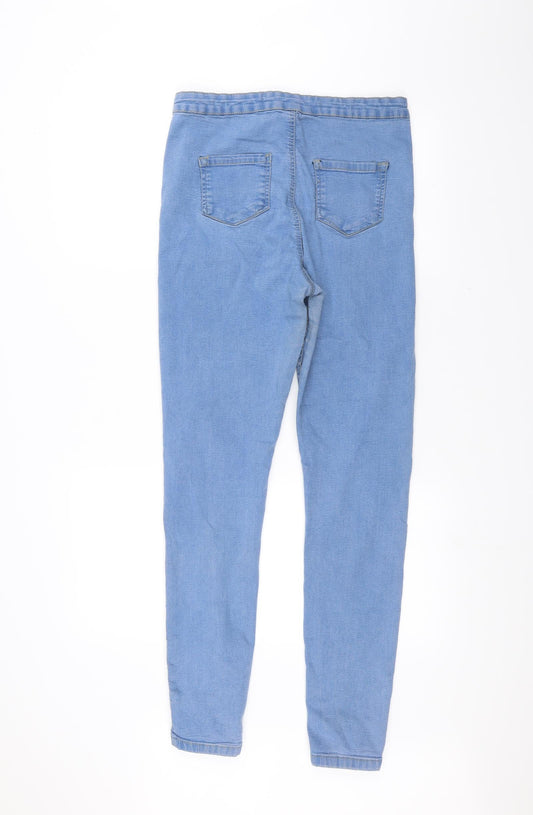 Denim & Co. Womens Blue  Denim Skinny Jeans Size 14 L28 in