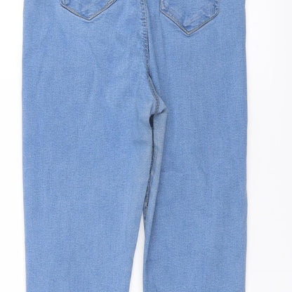 Denim & Co. Womens Blue  Denim Skinny Jeans Size 14 L28 in