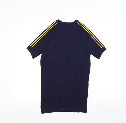 Womens UK Size S River Island Blue Basic T-Shirt
