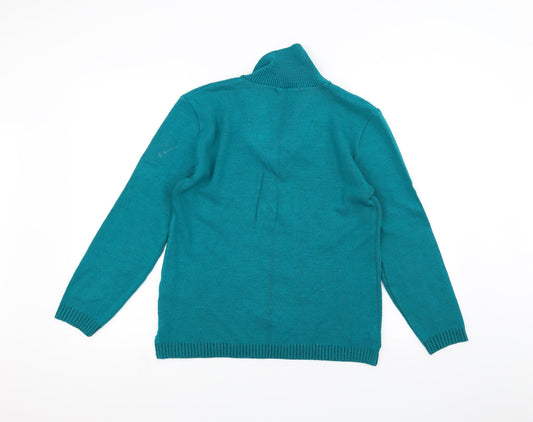 Pure & Natural Womens Green   Pullover Jumper Size M