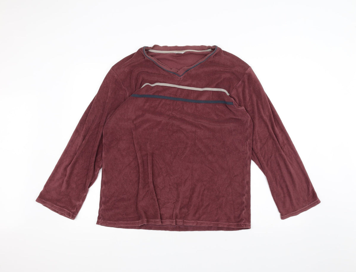 Enrico Mori Mens Red   Pullover Jumper Size M