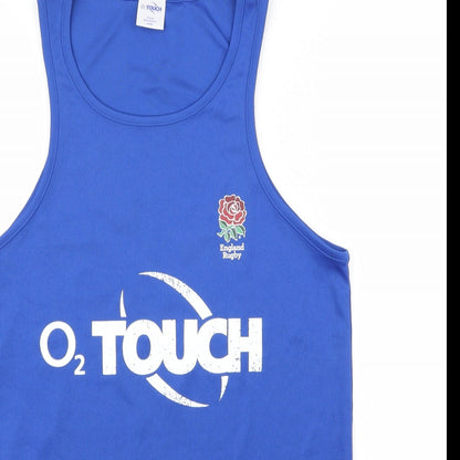 02 Mens Blue   Basic Tank Size S  - 02
