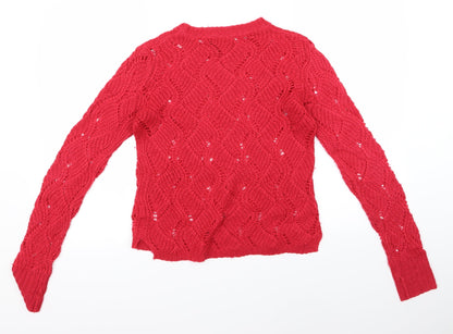 Atmosphere Womens Red   Cardigan Jumper Size 8