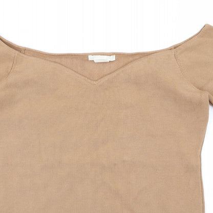 H&M Womens Beige   Cardigan Jumper Size S