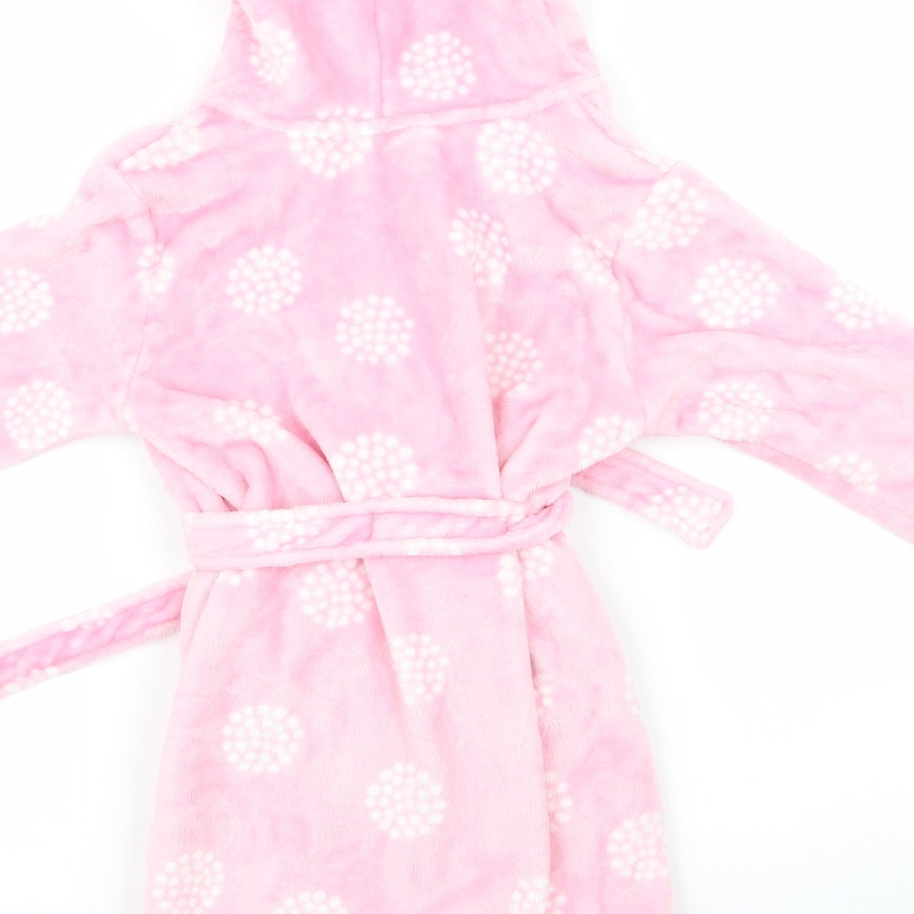 John Lewis Girls Pink Animal Print  Top Robe Size 2 Years