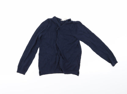H&M Girls Blue   Cardigan Jumper Size 6 Years