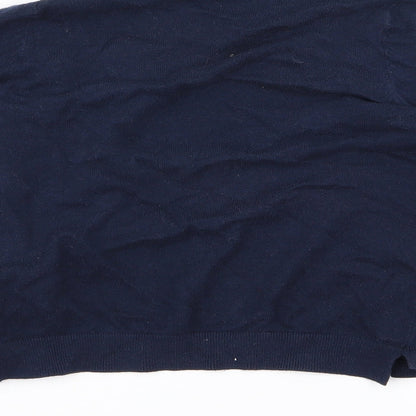 H&M Girls Blue   Cardigan Jumper Size 6 Years