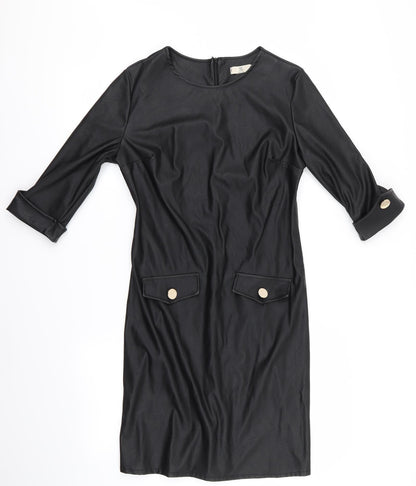 V&L Womens Black   Bodycon  Size M