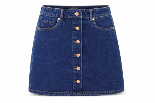 Womens UK Size 10 Preworn Straight & Pencil Denim Skirt