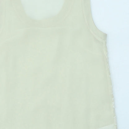 NEXT Womens Ivory Floral  Basic Blouse Size 10
