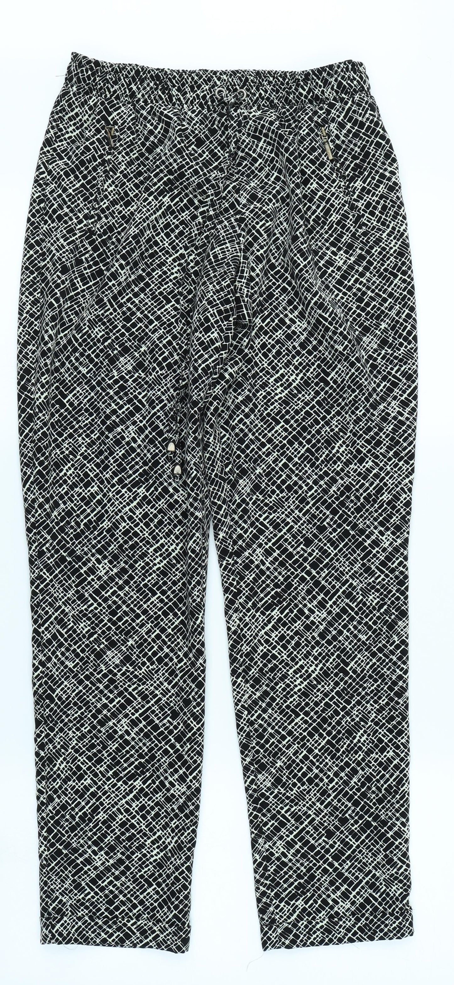 Womens UK Size 8 Atmosphere Regular Fit  Black Trousers