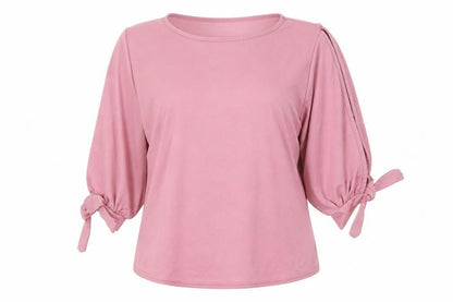 Boohoo Womens Pink   Basic T-Shirt Size 10  - Cold Shoulder