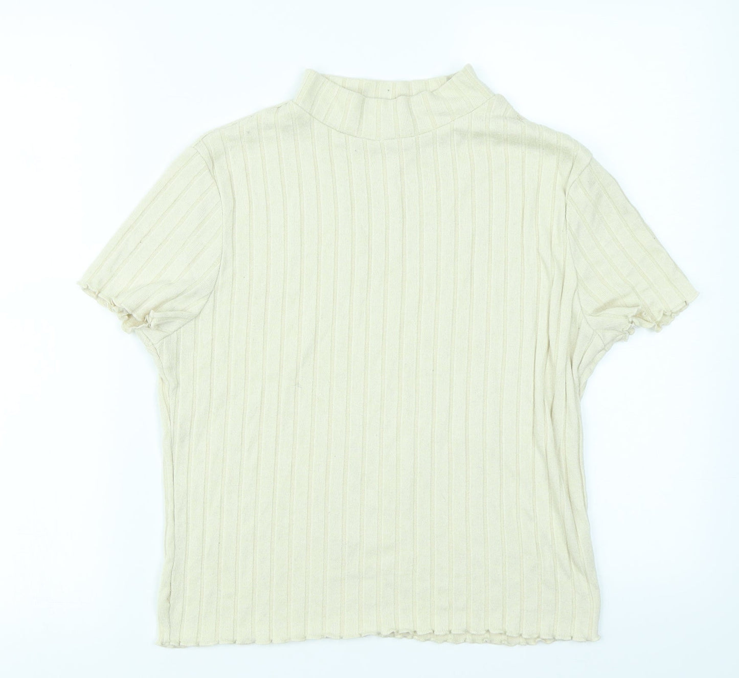 Primark Womens Ivory   Basic T-Shirt Size M