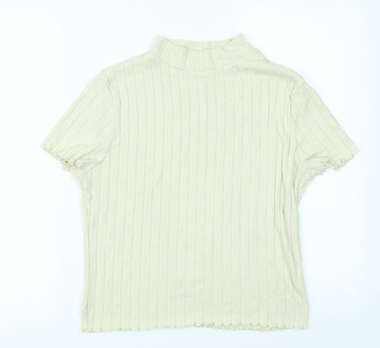 Primark Womens Ivory   Basic T-Shirt Size M