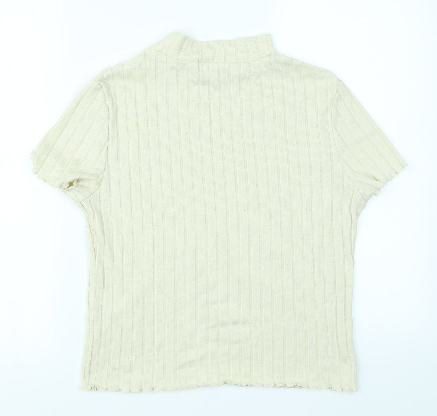 Primark Womens Ivory   Basic T-Shirt Size M