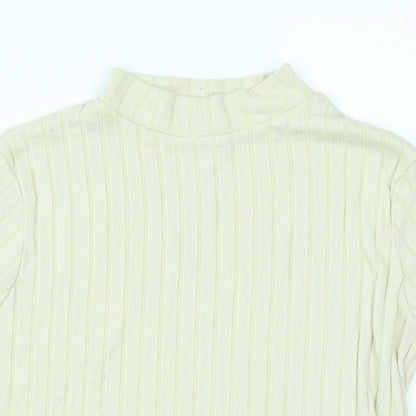 Primark Womens Ivory   Basic T-Shirt Size M