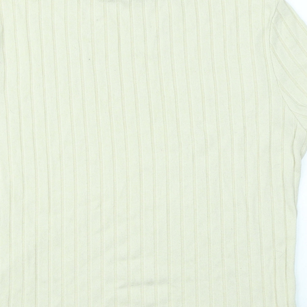 Primark Womens Ivory   Basic T-Shirt Size M