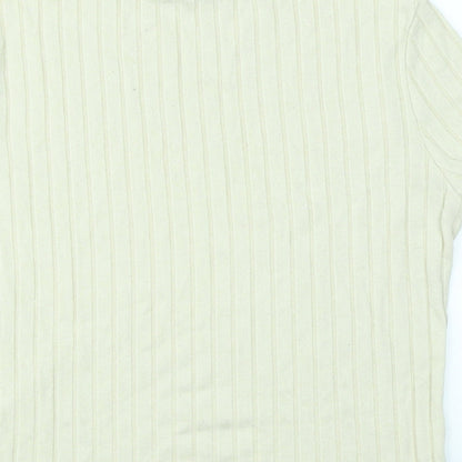 Primark Womens Ivory   Basic T-Shirt Size M