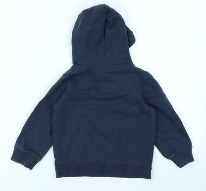 United Colors of Benetton Boys Blue   Pullover Hoodie Size 2 Years