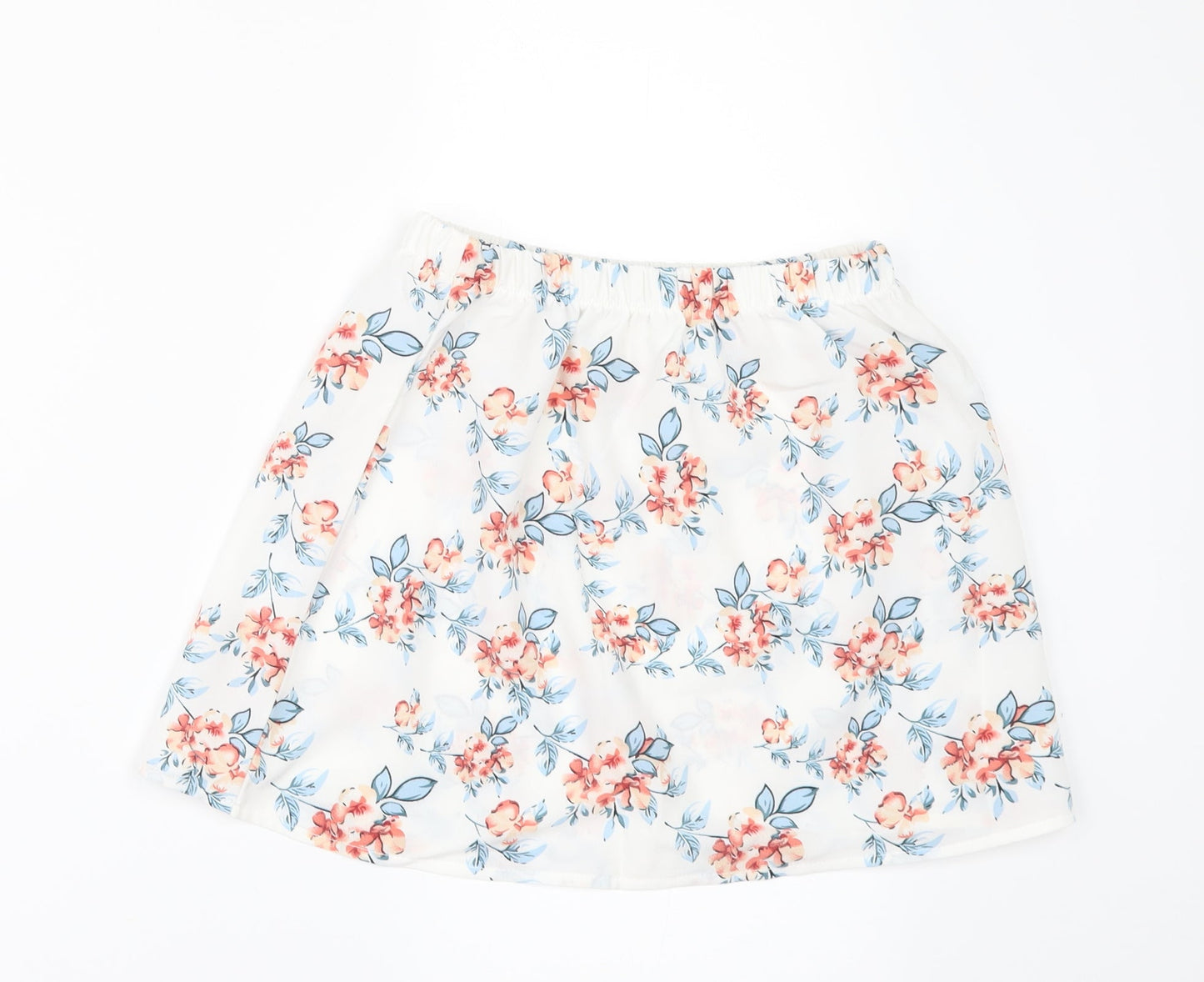 SheIn Girls White Floral  Mini Skirt Size 8 Years