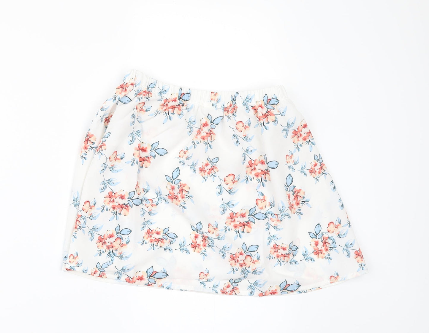 SheIn Girls White Floral  Mini Skirt Size 8 Years