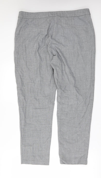 F&F Womens Grey   Trousers  Size 16 L27 in