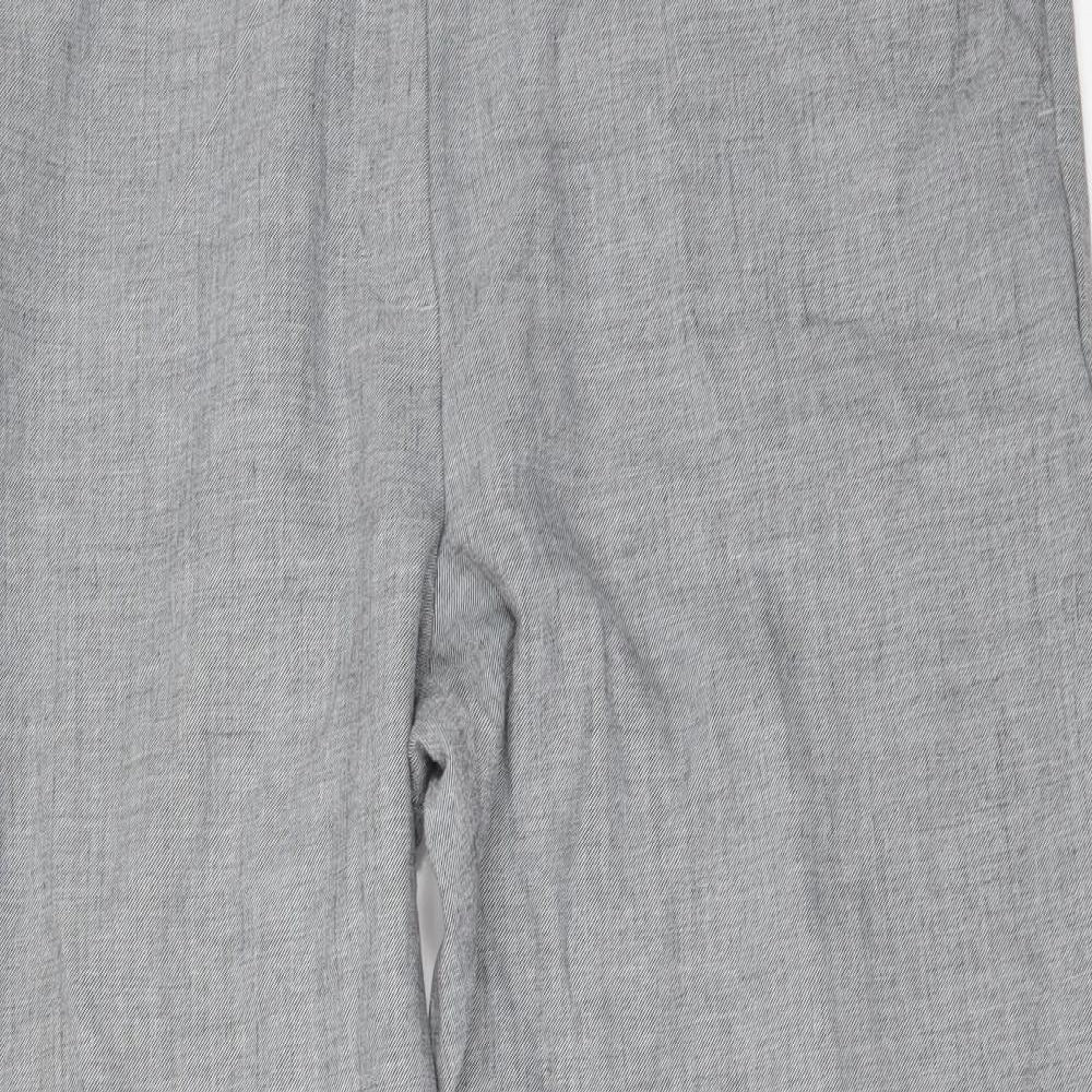 F&F Womens Grey   Trousers  Size 16 L27 in