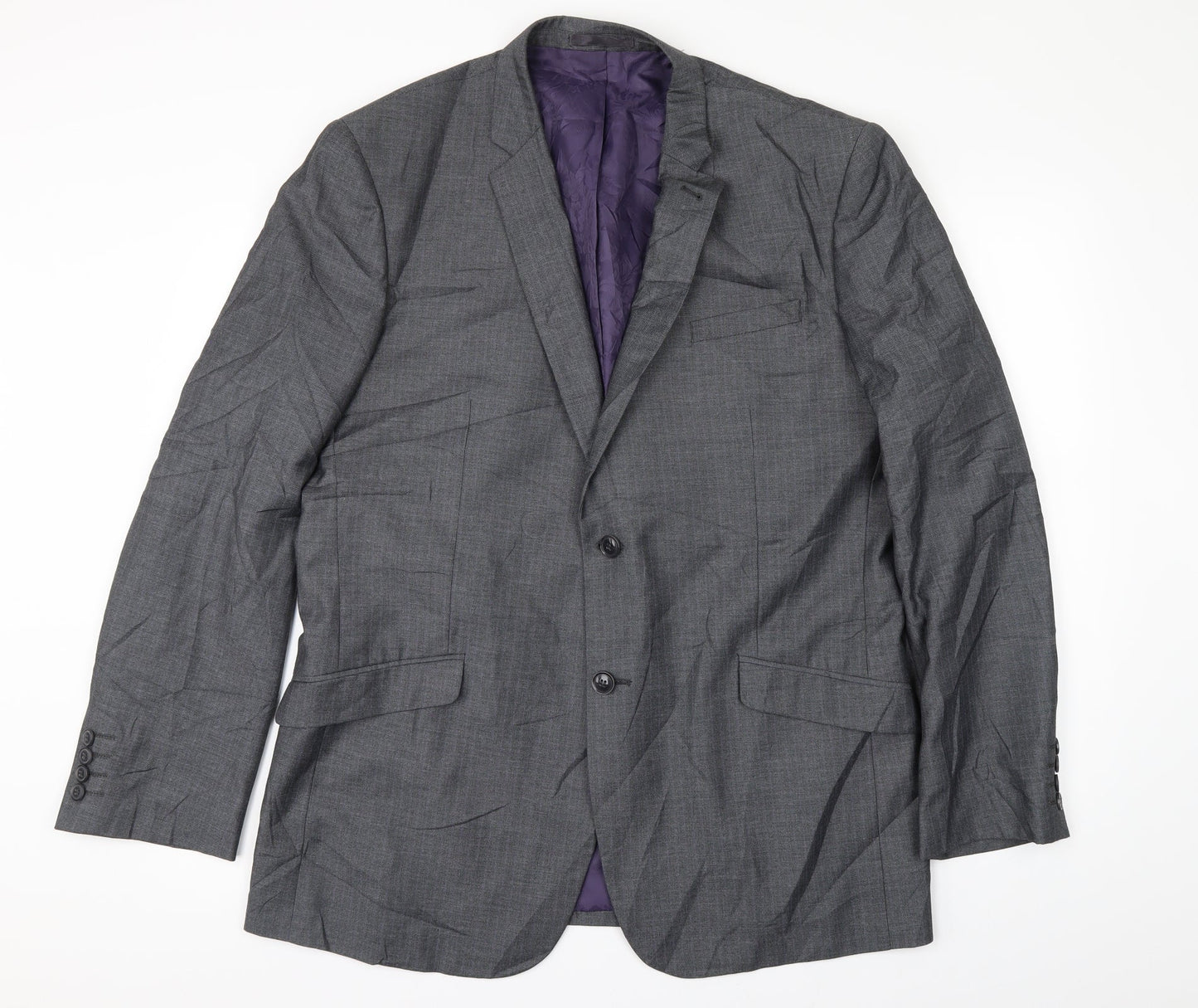 Mens UK Size 42 Butler & Webb Regular Grey Suit Jacket
