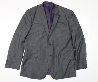 Mens UK Size 42 Butler & Webb Regular Grey Suit Jacket