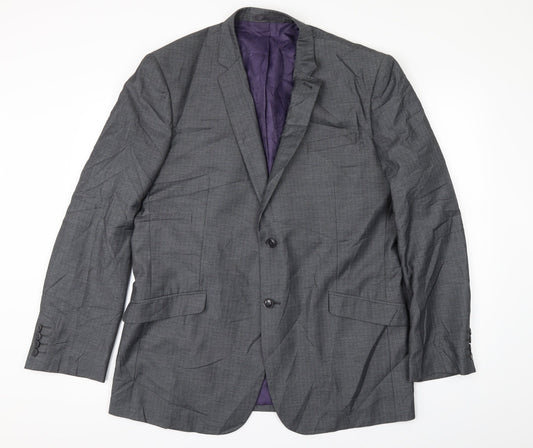 Mens UK Size 42 Butler & Webb Regular Grey Suit Jacket