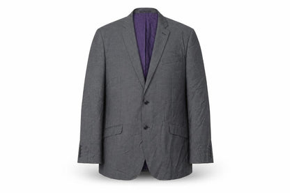 Butler & Webb Mens Grey Striped Jacket Suit Jacket Size 42
