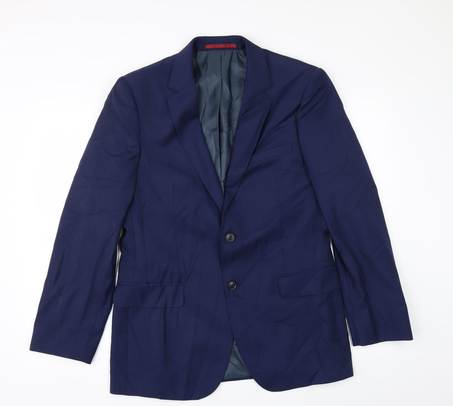 Mens UK Size 40 Burton Regular Blue Suit Jacket
