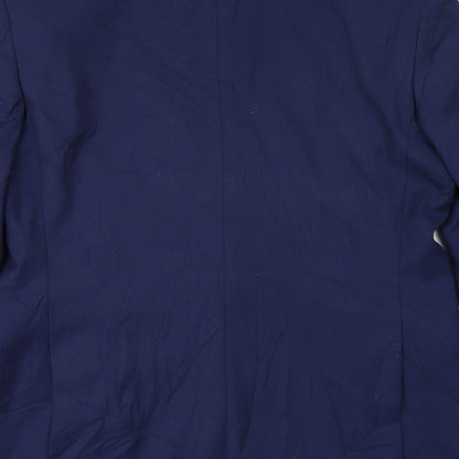 Mens UK Size 40 Burton Regular Blue Suit Jacket