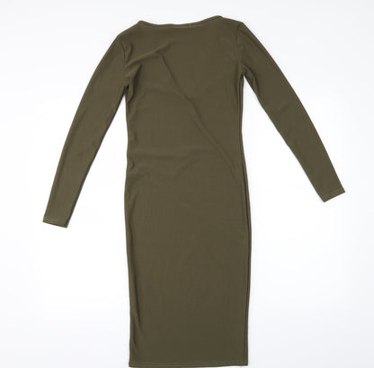 I SAW IT FIRST Womens Green   Bodycon  Size 6