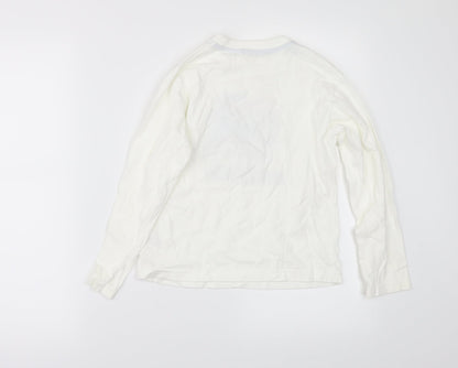 George Boys White   Basic T-Shirt Size 6-7 Years