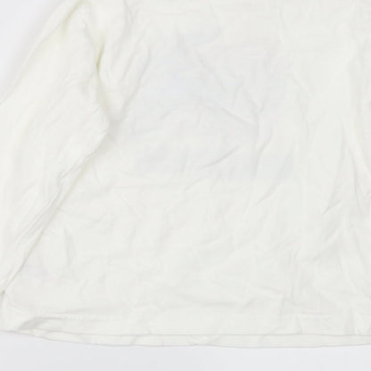 George Boys White   Basic T-Shirt Size 6-7 Years