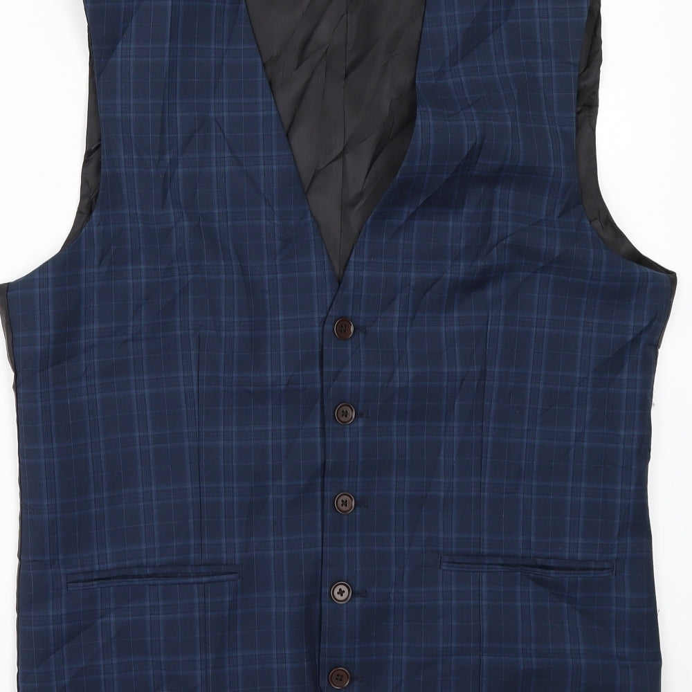 Mens UK Size 36 Preworn Regular Blue Suit Jacket