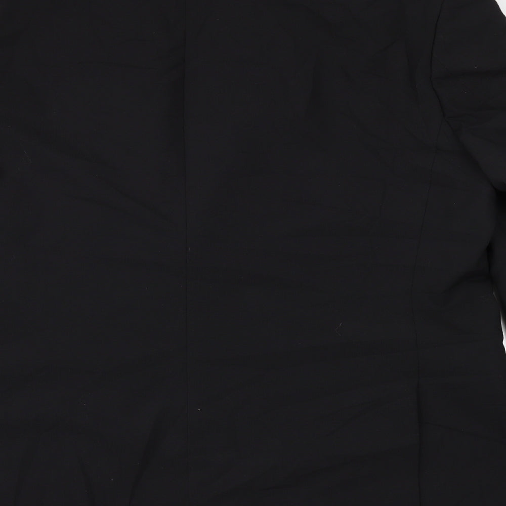 Tom English Mens Black   Jacket Suit Jacket Size 42