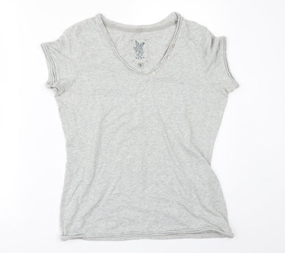 Womens UK Size 12 NEXT Grey Basic T-Shirt